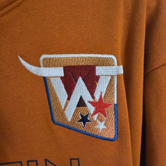 Williams Racing Rare 2023 Formula1 Racing Austin Burnt Orange Hoodie Size L - Picture 8 of 14